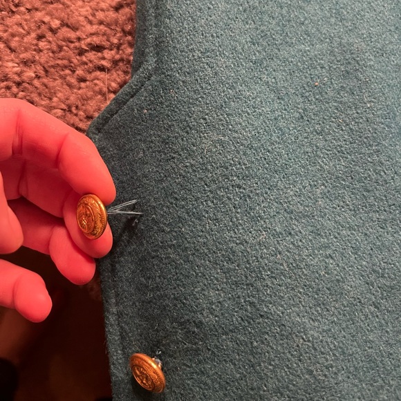 Elegant Teal Women's Coat - Picture 12 of 12